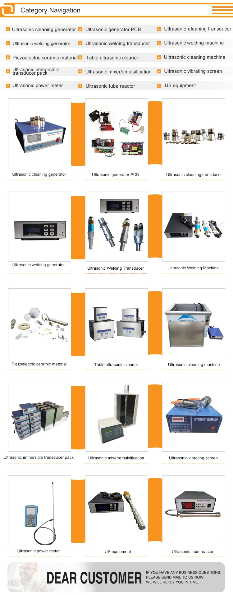 Single Frequency 300W Industrial Underwater Ultrasonic Cleaner Immersible Ultrasound Submersible Transducer Plate With Generator