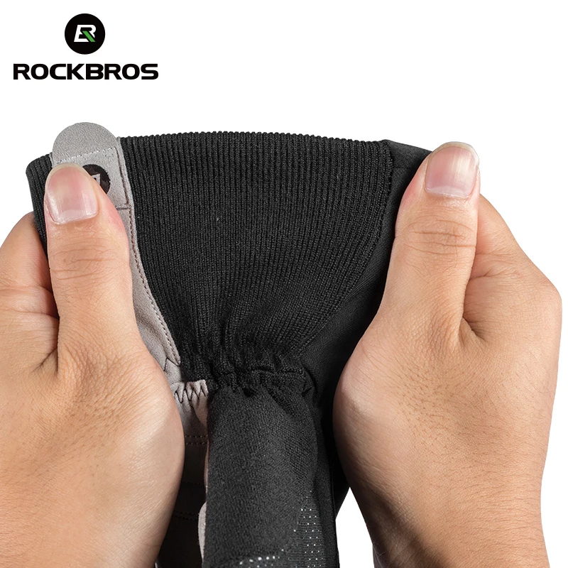 ROCKBROS унисекс Зимние перчатки для велоспорта с губкой мягкие термальные полный палец велосипедные перчатки ветрозащитные мужские спортивные велосипедные перчатки