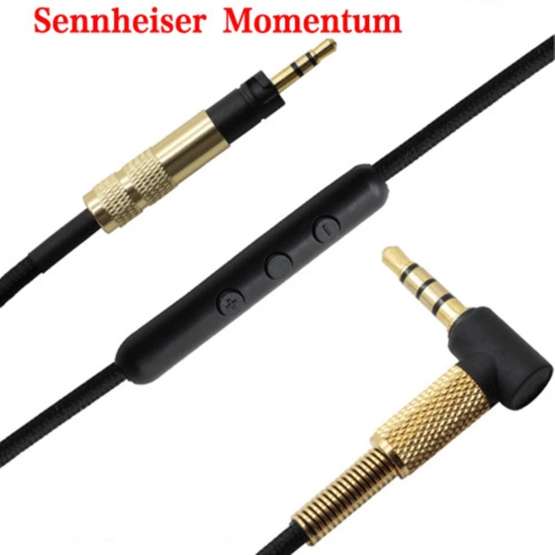 Cabo de Áudio de Substituição para Sennheiser Momentum 2.0 Hd4.40 hd 4.40 bt Hd4.50 hd 4.50 Btnc Hd4.30i Hd4.30g Fone de Ouvido Cabo