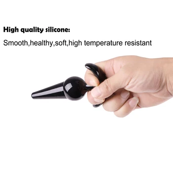 Medical Silicone 4Pcs Set Anales Plug Trainer Kit Butt Plugs & Beads Massage Toys Trainer Prostate Massage Anus dilator 4