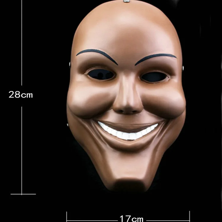 

Film And Television Human Clear Plan COS Human Smiley Mask Halloween Resin Collector's Edition Live Douyin Props