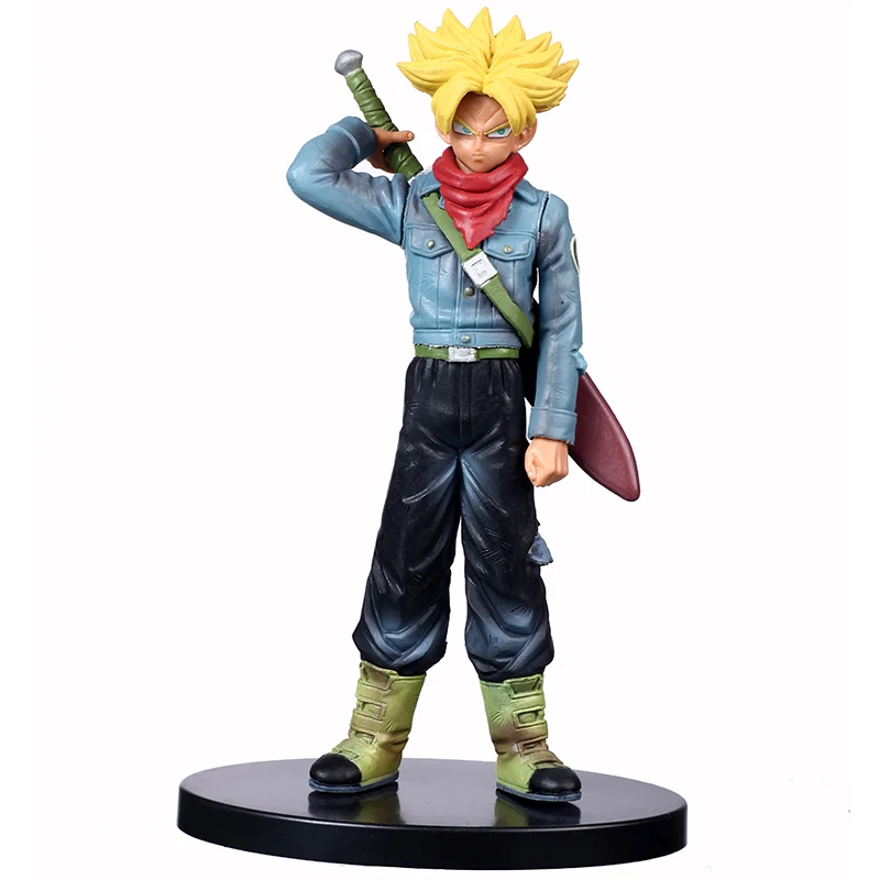 Аниме Драконий жемчуг Гоку плавки ПВХ фигурка игрушки Dragon Ball Z Супер Saiyan Роза Гоку черная модель игрушки - Цвет: WS41YELLOW