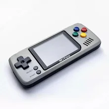 MIYOO, ретро игровая консоль, портативные игровые плееры, игровая консоль. Портативная мини-портативная консоль, аккумулятор 1000 мАч. Серый цвет