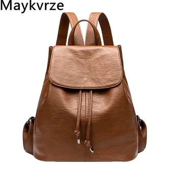 

High quality women bag Leather backpacks Europe and American shoulder bags