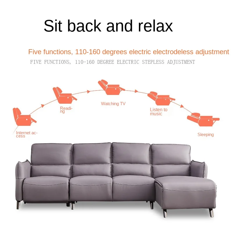 Elektrische Liegen Funktion Sofa Extrem Einfache Leder Sofa Kombination Sofas Fur Wohnzimmer Living Room Sofas Aliexpress