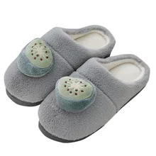 Теплые домашние тапочки унисекс с подкладкой из водонепроницаемого материала для дома и улицы; садовая обувь с закрытым носком из флока и хлопка; плюшевые туфли на плоской подошве; большие размеры 36-45