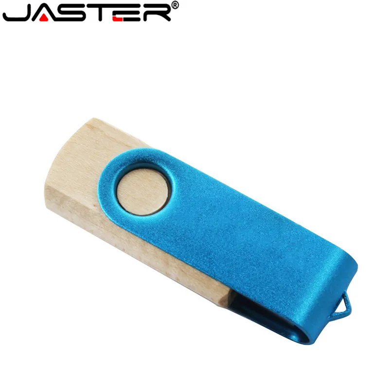 JASTER ручка накопитель вращающийся зажим Деревянный USB 2 0 4 ГБ 128 16 32 64 usb флэш карта