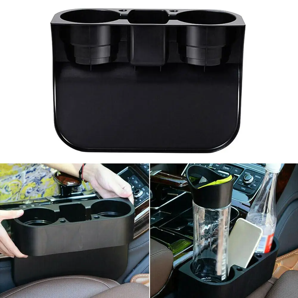 Автомобильный Центральный приставка из ABS органайзер для поддона еды держатель