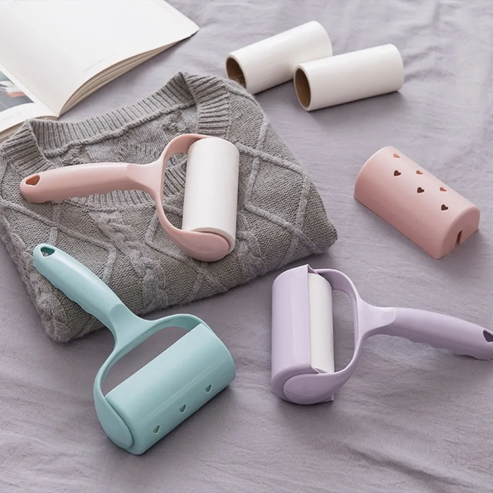 Lint Rollers Reusable Clothes Roll Paper  Cleaner Hair Remover Roller Dog Hair Cat Hair Pet Hair Remover  (5)