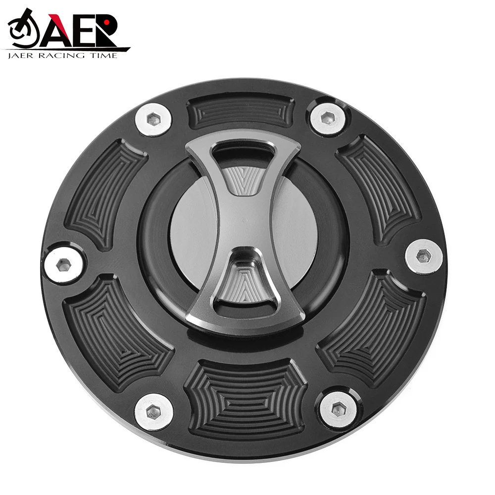 

JAER Motocycle CNC Fuel Tank Cap Cover for Aprilia RSV 1000 RSV1000 Mille Shiver 750 RS125 RS250 Tuono 1000 Gas Oil Cover