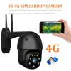 Wonsdar sim-карта 4G купольная камера PTZ 1080P HD наружная беспроводная WIFI камера видеонаблюдения двухсторонняя аудио слот для sd-карты P2P CamHi ► Фото 2/6