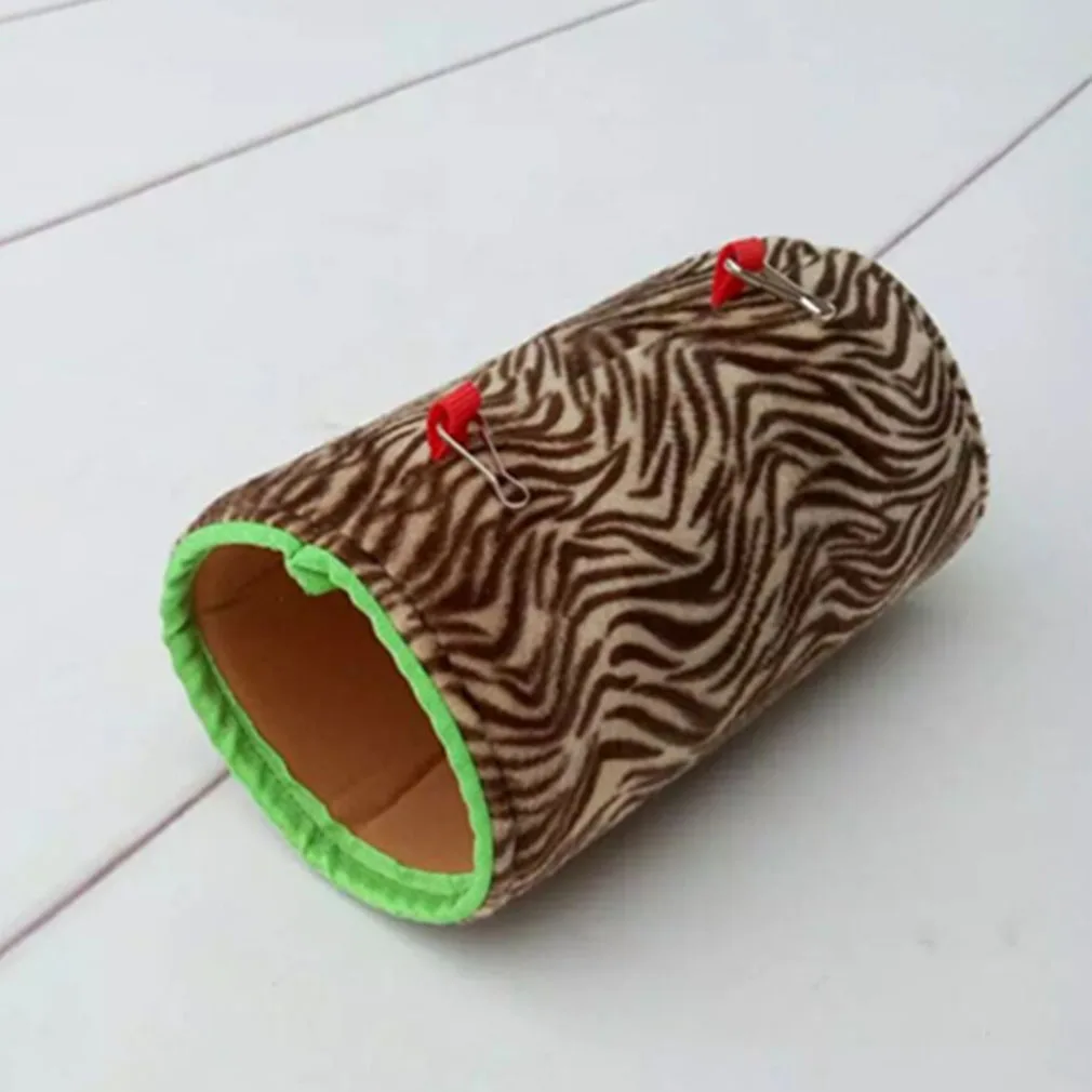 Zebra pattern S Дропшиппинг хомяк маленький питомец попугай проходной туннель игрушечный гамак хомяки и домик для птиц игрушки для домашних животных маленького размера игровое гнездо - Цвет: Zebra pattern S