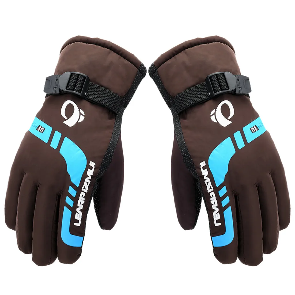 Лыжные перчатки для сноуборда мужские зимние Термические перчатки для езды на мотоцикле ветрозащитные водонепроницаемые утолщенные лыжные перчатки handschoenen
