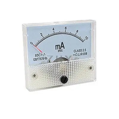 

0-10 Milliampere 85C1-A Analog Panel Meter Ammeter
