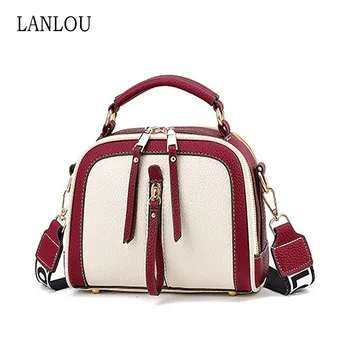 

LAN LOU women bag shoulder bags for women 2019 brand famous bag leather woman handbag luxury new Crossbody Bags Ladies for Women