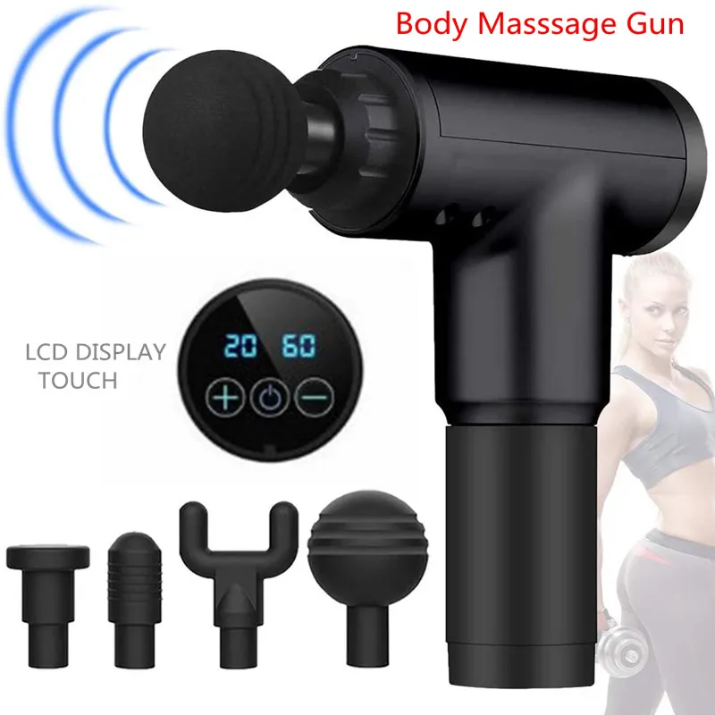 

High frequency Electric Massage Gun Muscle Relax Body Relaxation Deep Tissue Percussion Vibration Muscle Massager for Athletes