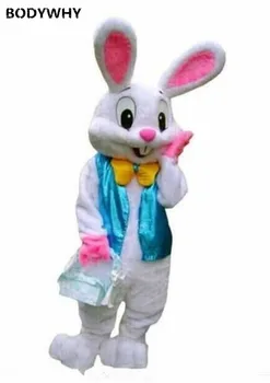 

2019 Easter Cute Mascot Costume Suits Rabbit Cartoon Fancy Dress Adults Size Birthday Cartoon Character Mascot Costume Gift