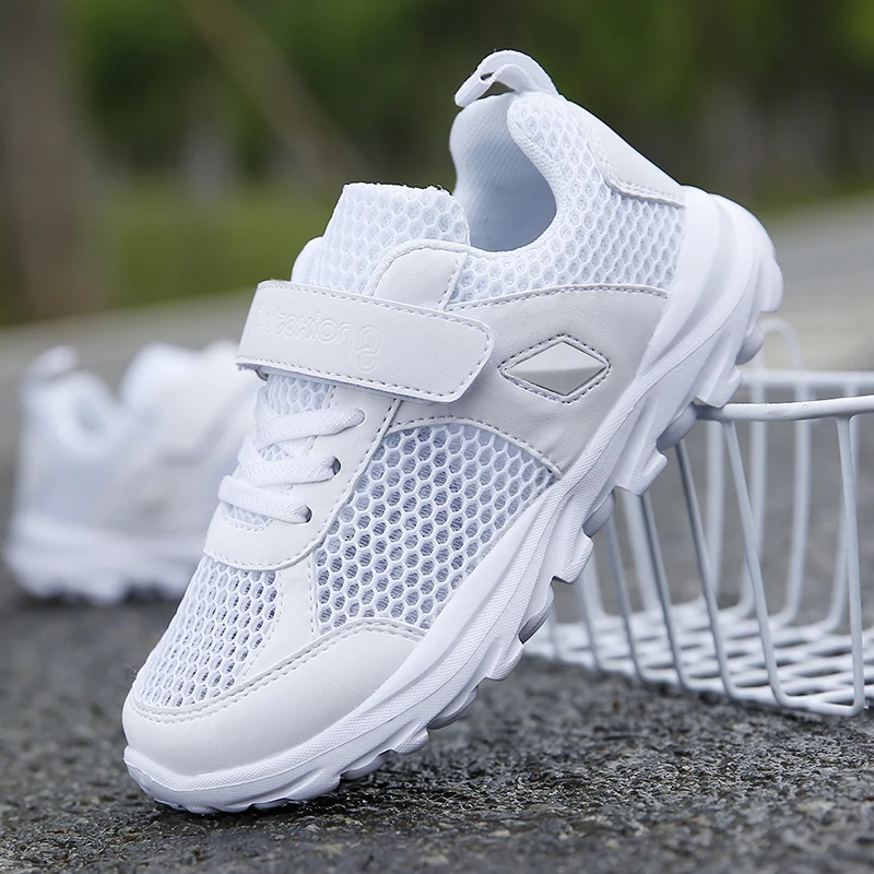 

Kids Sneakers For Boys Girls white mesh sneakers Kids Comfortable Sport Running Footwear Dress School Trainer Mesh Shoes New