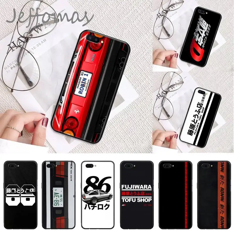 

Initial D AE86 Phone Case For OPPO F 1S 7 9 K1 A77 F3 RENO F11 A5 A9 2020 A73S R15 REALME PRO