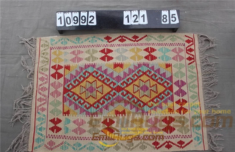 10992 geometric rug Wool Woven Home For Living Room Geometric Bedroom Art Natural - Цвет: 10992