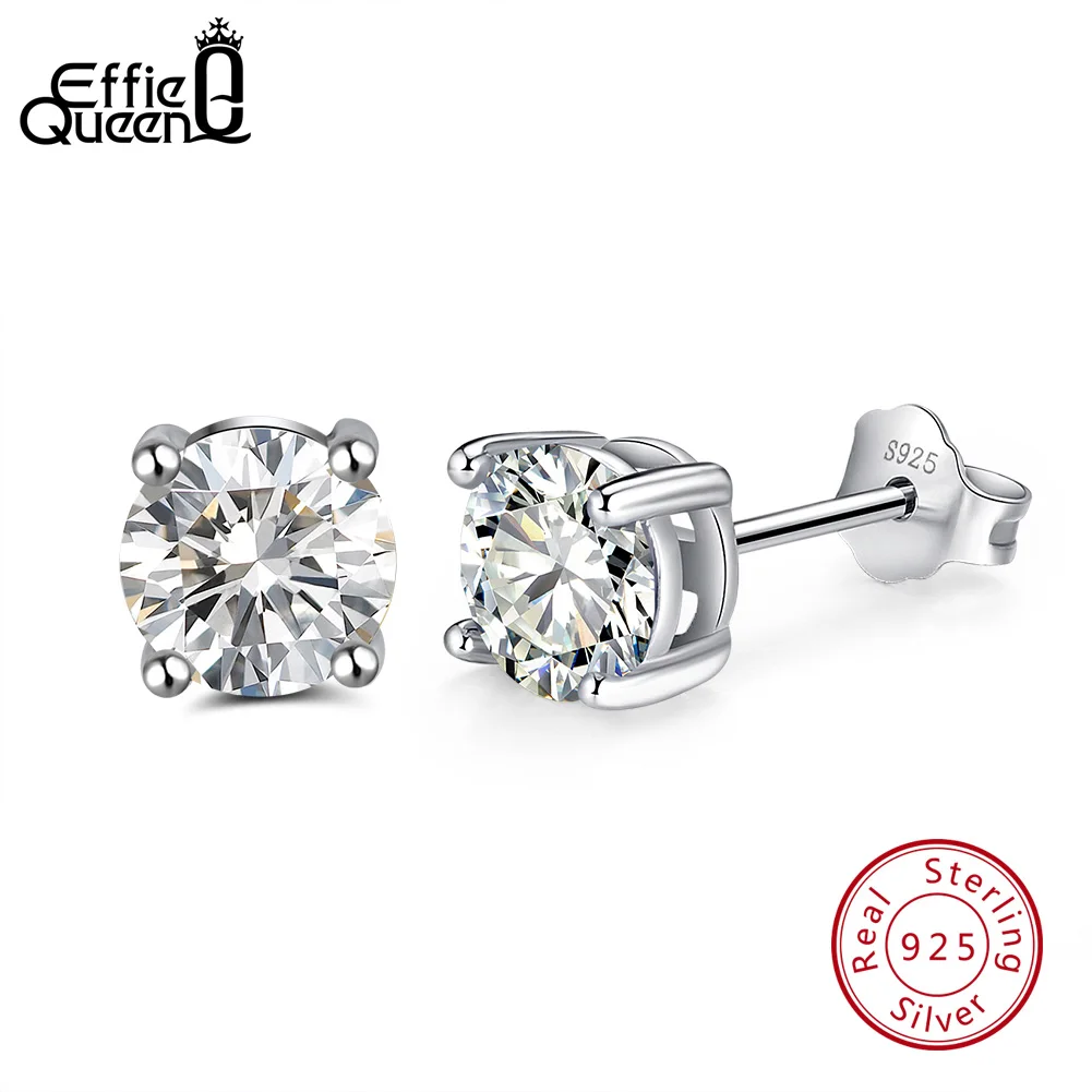 Silver Earrings Stud Earrings For Women AAA Cubic Zircon