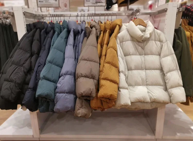

A Generation of Fitting Room U Home Winter down Jacket WOMEN'S Dress High Grade Light down Feather Cocoon Jacket Entity