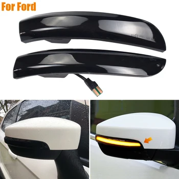 

Dynamic Turn Signal LED Light Flowing Water Blinker Flashing Indicator For Ford Kuga Escape EcoSport 2013-2018
