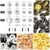 Kalaso #655 #633 #831 50sets 10mm 12.5mm 15mm Metal Press Studs Sewing Snap Button Fasteners Leather Craft Diy Supplies 4