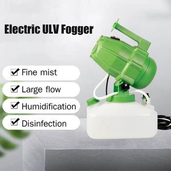 

Electric ULV Fogger Portable Ultra-Low Volume Atomizer Sprayer Fine Mist Blower Humidifier Pesticide Nebulizer 5L