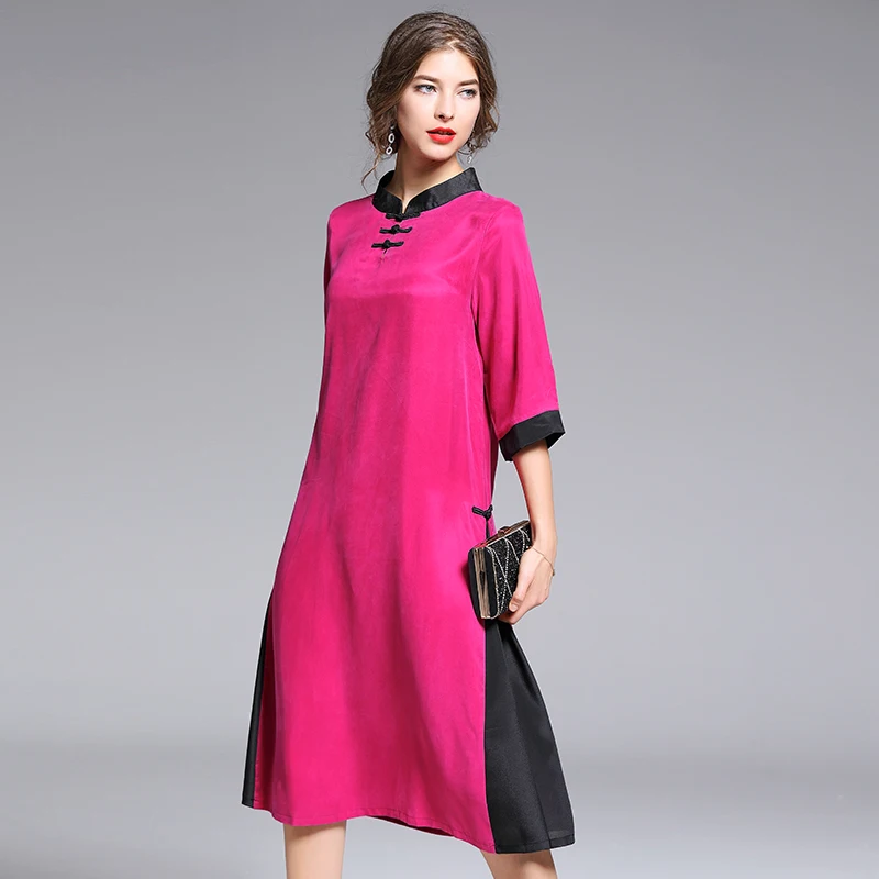 Винтажное платье, vestido de festa, платье чонсам, длинное женское китайское платье, праздничное платье высокого класса