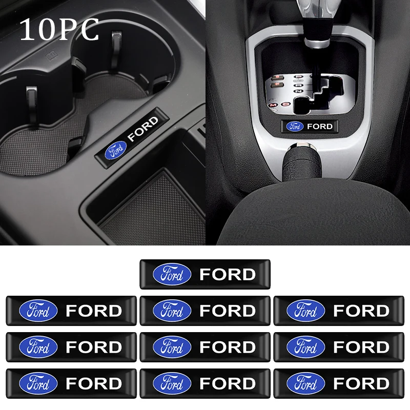 Наклейка для стайлинга автомобиля на заказ Ford Kuga Fusion Mustang Raptor Fiesta Focus 2 Mondeo Ecosport