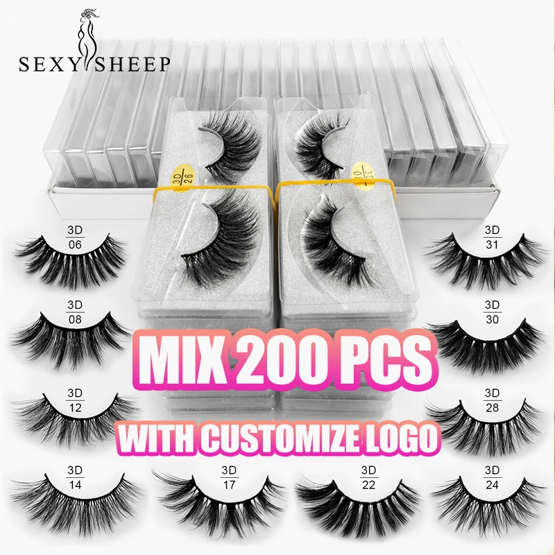 Накладные ресницы оптом 3d норковые смешанные стили ресниц натуральные накладные