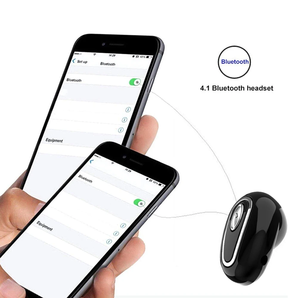 Rovtop Беспроводные наушники с Bluetooth 4,1, мини Беспроводные спортивные наушники с микрофоном, гарнитура для телефона Z4