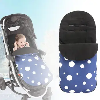 

Baby Stroller Sleeping Bag Footmuff Sack Winter Windproof Waterproof Warm Foot Cover Outdoor Thickened Fleece-lined Hug Bag
