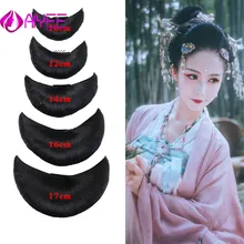 AIYEE шиньон для волос пучок модный тренд черные волосы синтетический Быстрый пучок для выступлений шоу черный бык рога парик