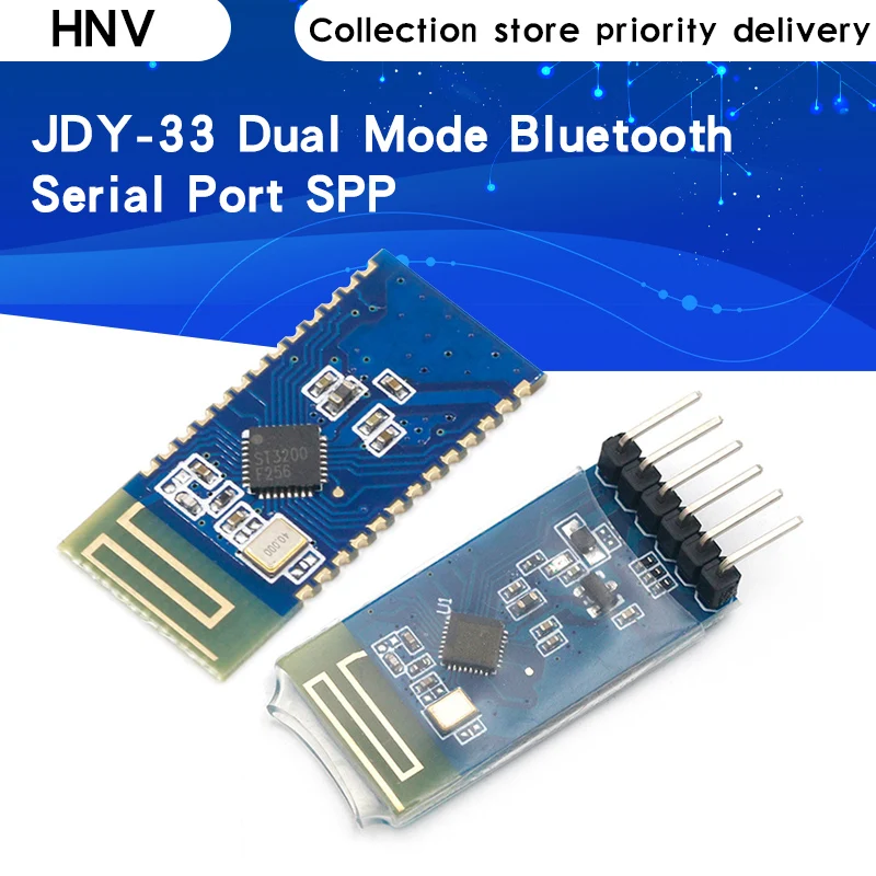 HNV JDY-33 двойной режим Bluetooth Серийный порт SPP телефон совместим с SPP-C/06/HC-05/30 slave 3 0 |