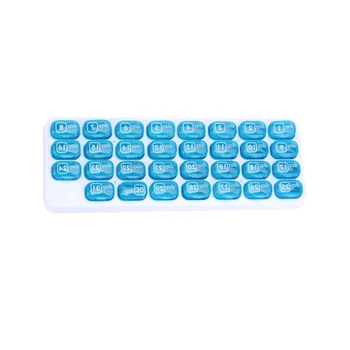 

1Pc Pill Case Pill Storage Box 31 Grids Pill Holder Pill Box Plastic Pill Case Pill Container for Travel