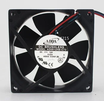 

Free shipping AD0812HB-C73 DC 12V 0.22A 3-wire 80x80x20mm Server Cooler Fan