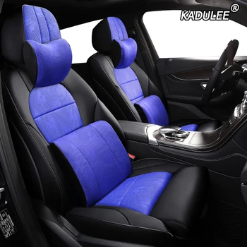 

KADULEE Custom Cloth car seat cover For Toyota Corolla Camry Prado Land Cruiser RAV4 CROWN Highlander CH-R PRIUS Alphard covers