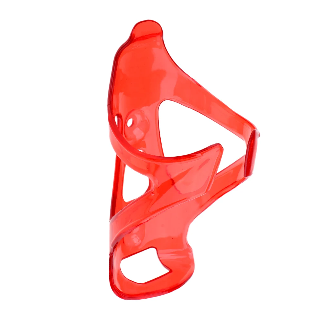 Transparent Red Велосипед велосипеда держатель бутылки воды клетка кронштейн для велосипеда Велоспорт Горная дорога велосипед аксессуары для велосипедов и горных велосипедов - Цвет: Transparent Red