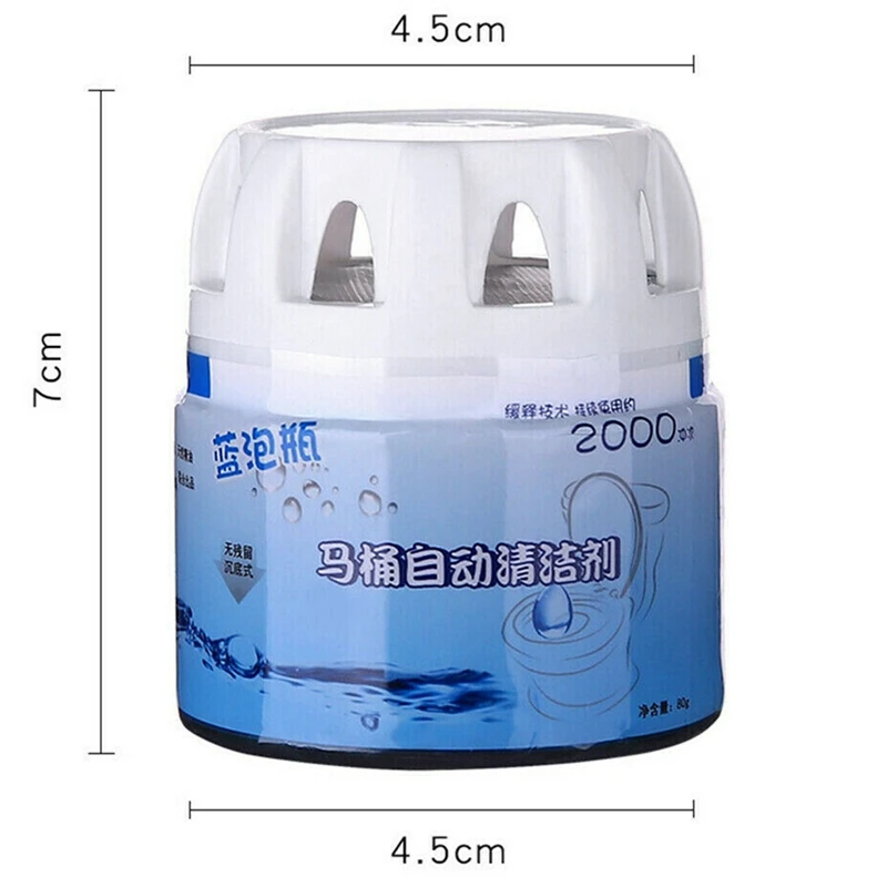 Автоматический очиститель для туалета Magic Flush Bottled Helper Blue Bubble Amazing Home Cleaning