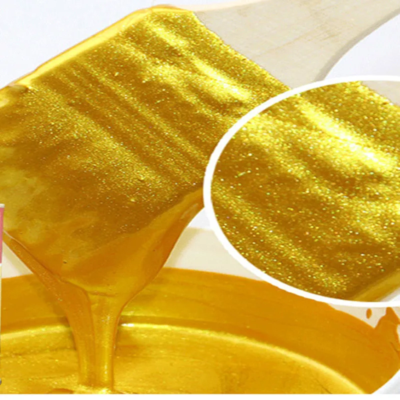 150/300g Gold paint gold powder paint metal paint water-based waterproof gold  leaf paint wooden furniture car statue coloring