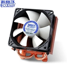 Pccooler K80 2 медная тепловая трубка для гальванического меднения теплоотводящий кулер для видеокарты 80 мм тихий вентилятор VGA Охлаждающий радиатор GPU 3pin и Molex