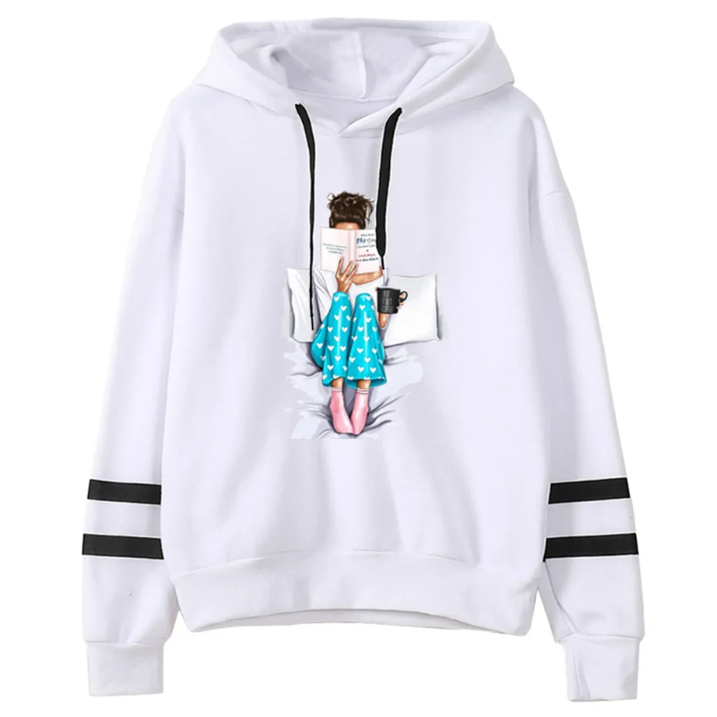 

Autumn Winter Women MOM mouse print Hoodies The twins baby mouse printed Hooded Tops printting Sweatshirt 9M3