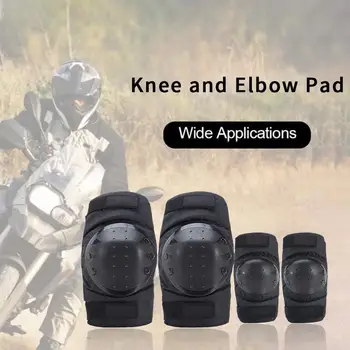 

4Pcs/Set Motorcycle Bike Cycling Protective Knee Pads Elbow Guard Motocross Racing Kneepad Protector Snowboard Gear Guards