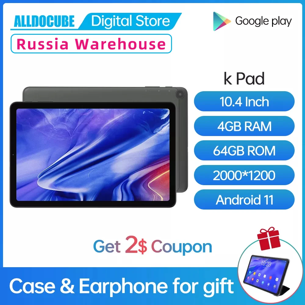 ALLDOCUBE kPad планшет пк Uniso T610 Android 11 2000*1200 IPS технология полного