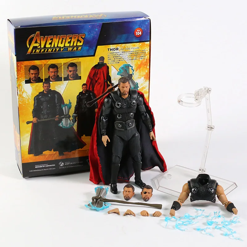 Marvel Mafex 075 047 Человек-паук 104 Тор 082 Дэдпул 081 Железный 022 коллекция экшн-фигурок ПВХ