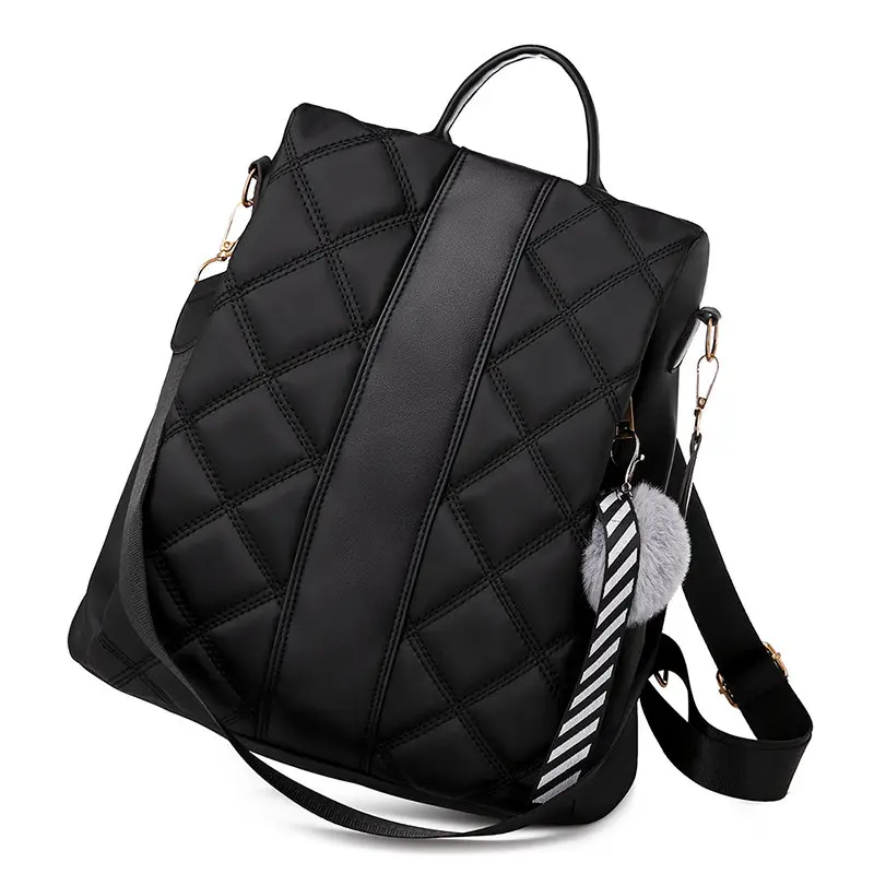 

Women Backpack Hot Sale Fashion Causal bags High Quality checks female shoulder bag PU Leather Backpacks for Girls mochila