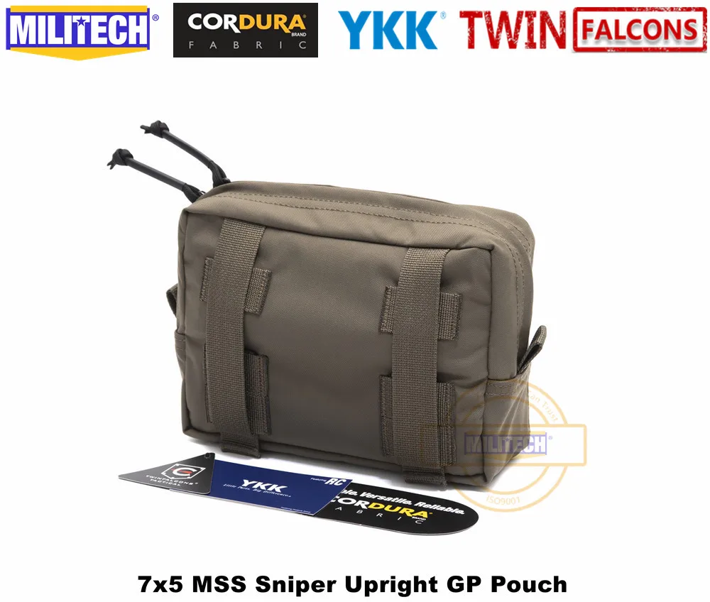 MILITECH TWINFALCONS TW 500D Delustered Cordura Molle Crye CP 7x5 MSS Снайпер Вертикальный чехол GP Универсальный Тактический чехол
