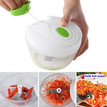 

Multi-function Hand Held Vegetable Shredder Slicer Cutter Powerful Manual Pulling Food Chopper